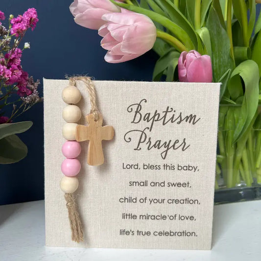 Baptism Prayer with Beads