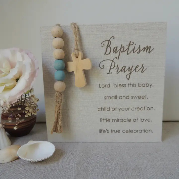 Baptism Prayer with Beads